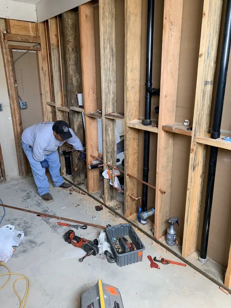 Commercial rough-in plumbing for Commercial Plumbing in Fayetteville